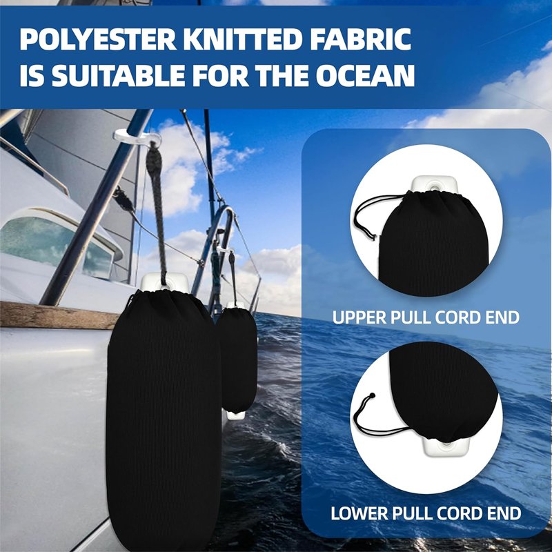 OEM High Quality Soft Multi Specification Boat Fender Cover Marine Accessories