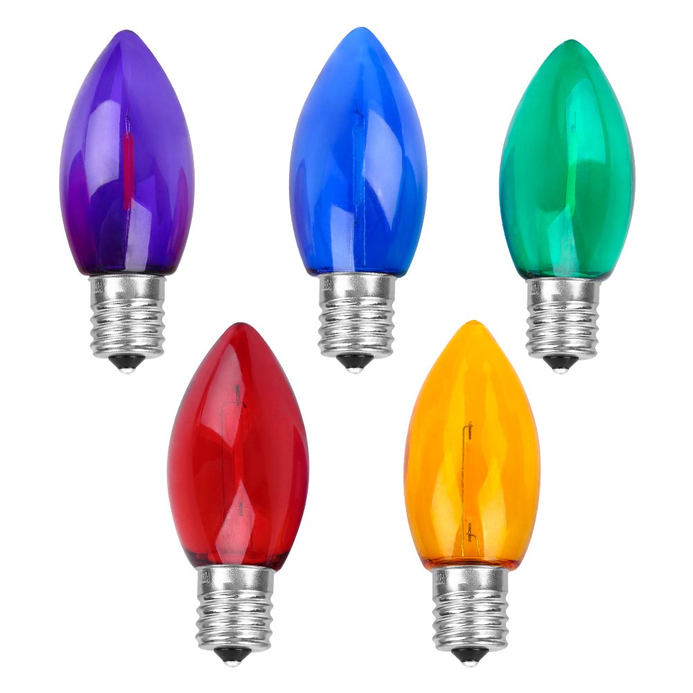 Wholesale High Quality Commercial Lighting Warm White C9 Bulb Led Christmas Lights Strawberry Surface Waterproof Cover Luminous