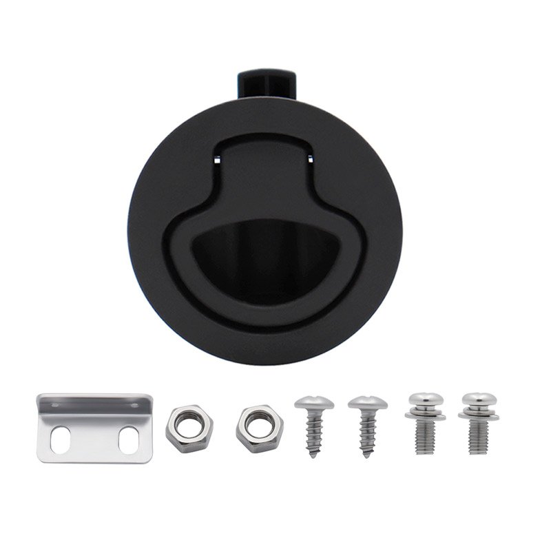 Pull Ring Slam Latch Pull Latch Cabinet Lock Marine Hardware Boat for Ambulance Emergency Vehicle Push to Close Latch