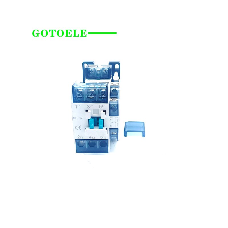 AC contactor MC-12 economical newest goods 220V-240V50/60HZ 3P 1NO+1NC with dust cover best quality have a stock silver point