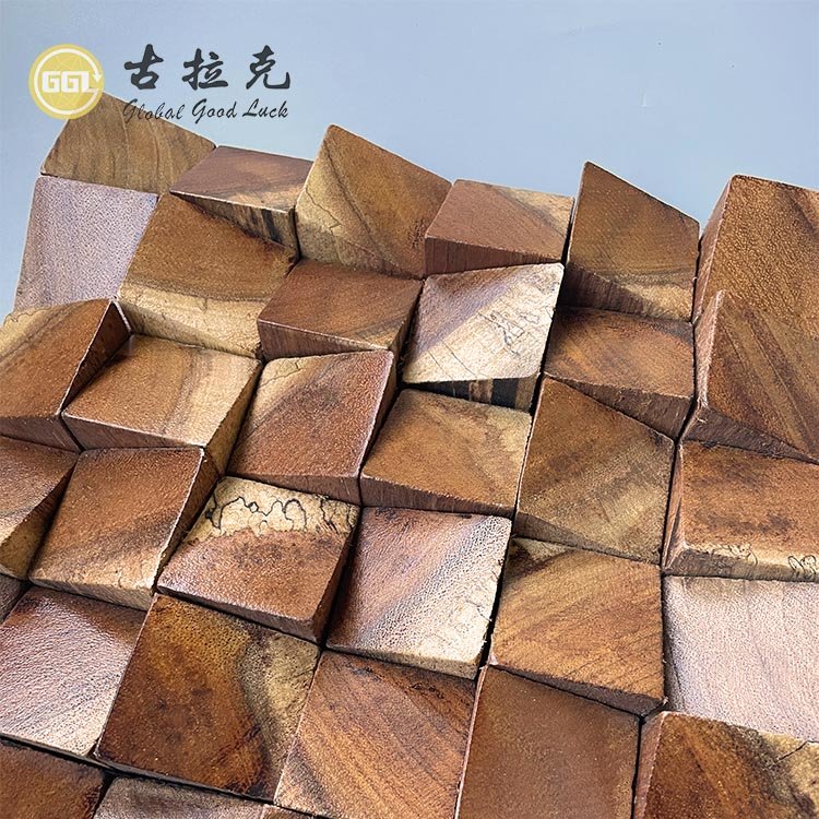 Nature Wood Wall Tile 3d Art Wood Mosaic Tiles Wall Covering Panels