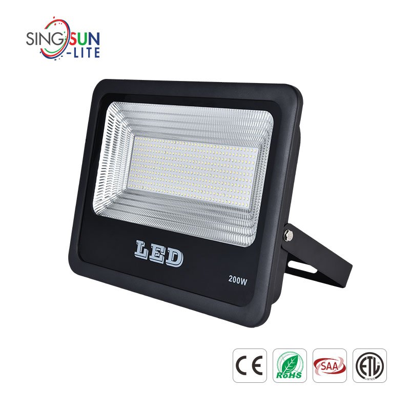 Waterproof Reflector Die Casting with Tempered Glass Cover 30w 50 Watts 100w 150w 200w 300w Rechargeable Led Flood Light