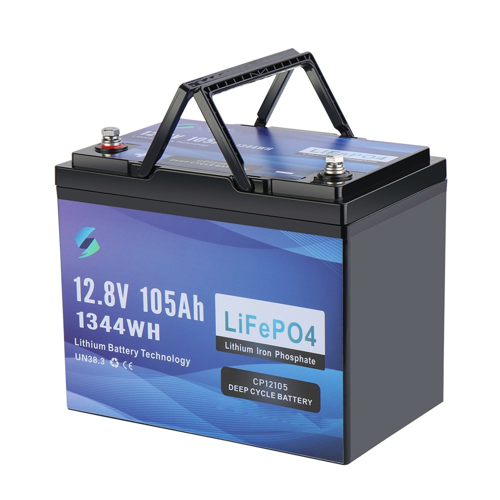 Easy to Open Battery Case Cover BT Monitoring Lithium Ion Battery 12V 100Ah LiFePO4 Battery