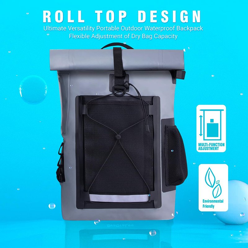 OEM 30L Waterproof Laptop Backpack for Hiking Hunting Fishing Waterproof Folding Custom Multifunctional Backpack
