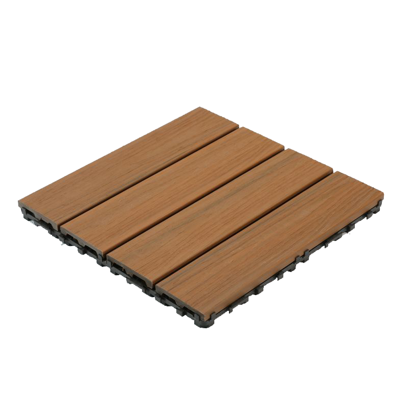 Fast Delivery Vertical Grain 20mm 25 mm 30mm WPC Waterproof Wooden Laminated Flooring Outdoor Plastic Deck Floor Covering