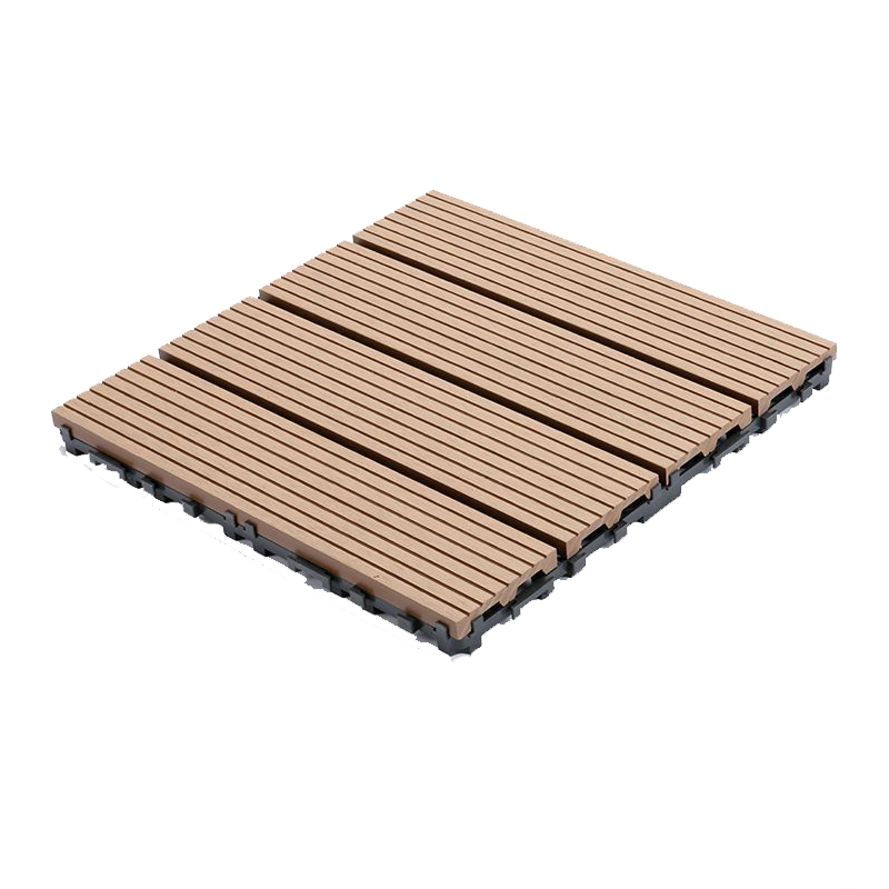 Fast Delivery Vertical Grain 20mm 25 mm 30mm WPC Waterproof Wooden Laminated Flooring Outdoor Plastic Deck Floor Covering
