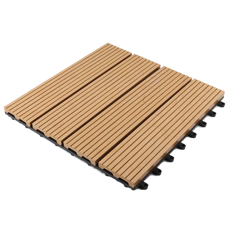 Fast Delivery Vertical Grain 20mm 25 mm 30mm WPC Waterproof Wooden Laminated Flooring Outdoor Plastic Deck Floor Covering