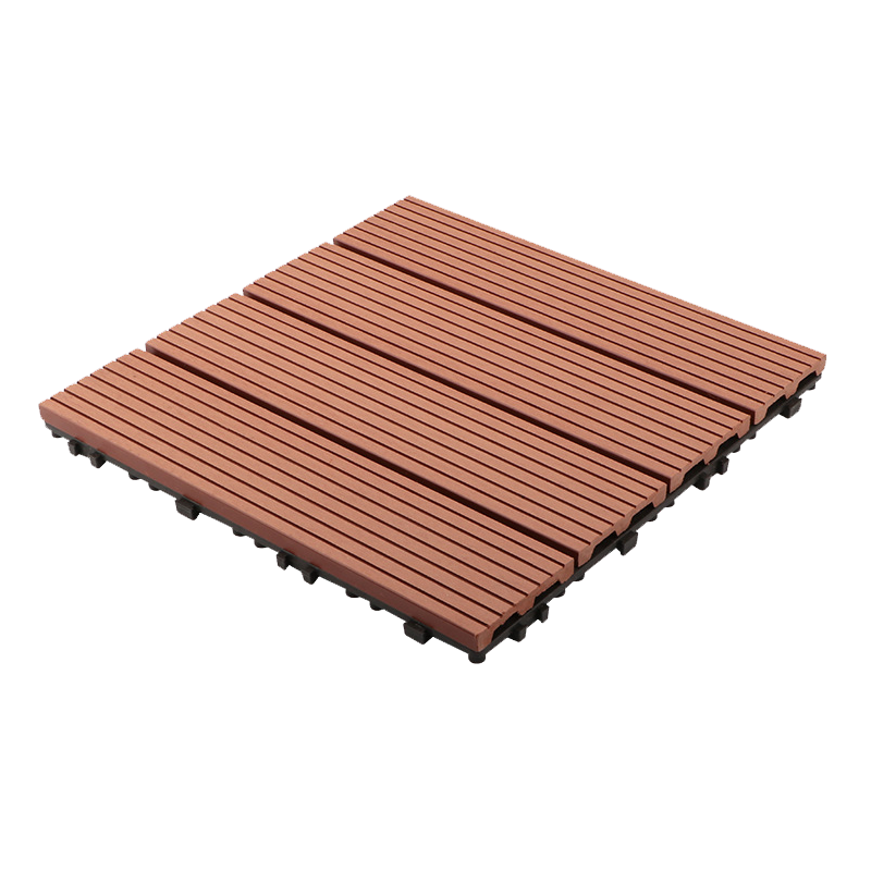 Fast Delivery Vertical Grain 20mm 25 mm 30mm WPC Waterproof Wooden Laminated Flooring Outdoor Plastic Deck Floor Covering