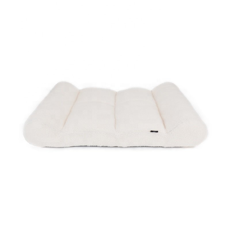 LS Peppy Buddies 2023 New Design Dog Mattress With Double Dog Pillows Sherpa Dog Sofa Beds