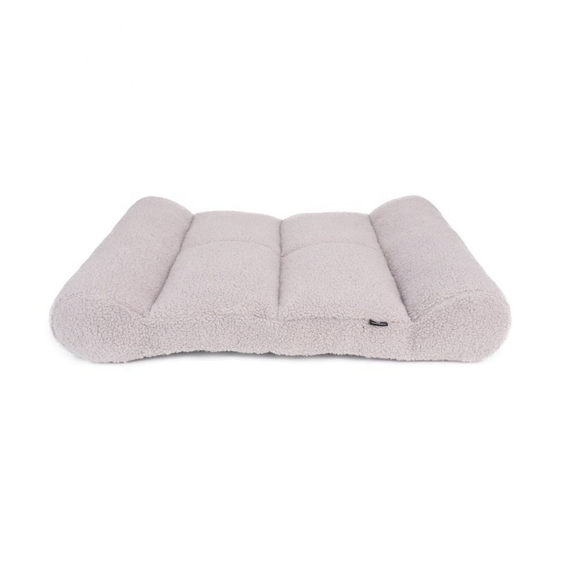 LS Peppy Buddies 2023 New Design Dog Mattress With Double Dog Pillows Sherpa Dog Sofa Beds