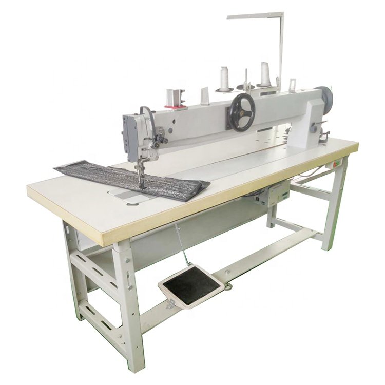 Super Long Arm 100cm Double Needles Leather Upholstery Walking Foot Industrial Sewing Machine