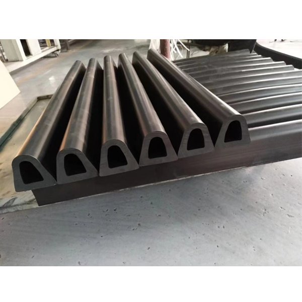 Cylindrical White Rubber Bumper Fender D Type Fender Boat Marine