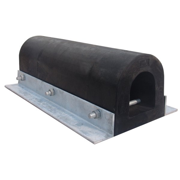 Cylindrical White Rubber Bumper Fender D Type Fender Boat Marine