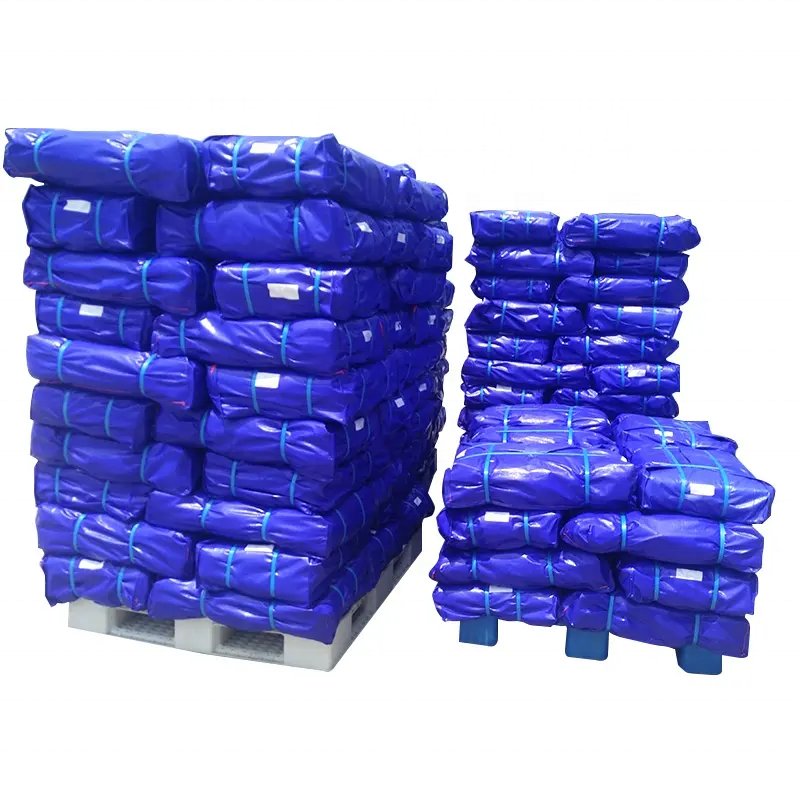Million Poly Tarp 40x80 Pe Tarpaulin Poly Woven Waterproof Tarp Multi-purpose Double Blue Medium Duty Dry Top Poly Tarp