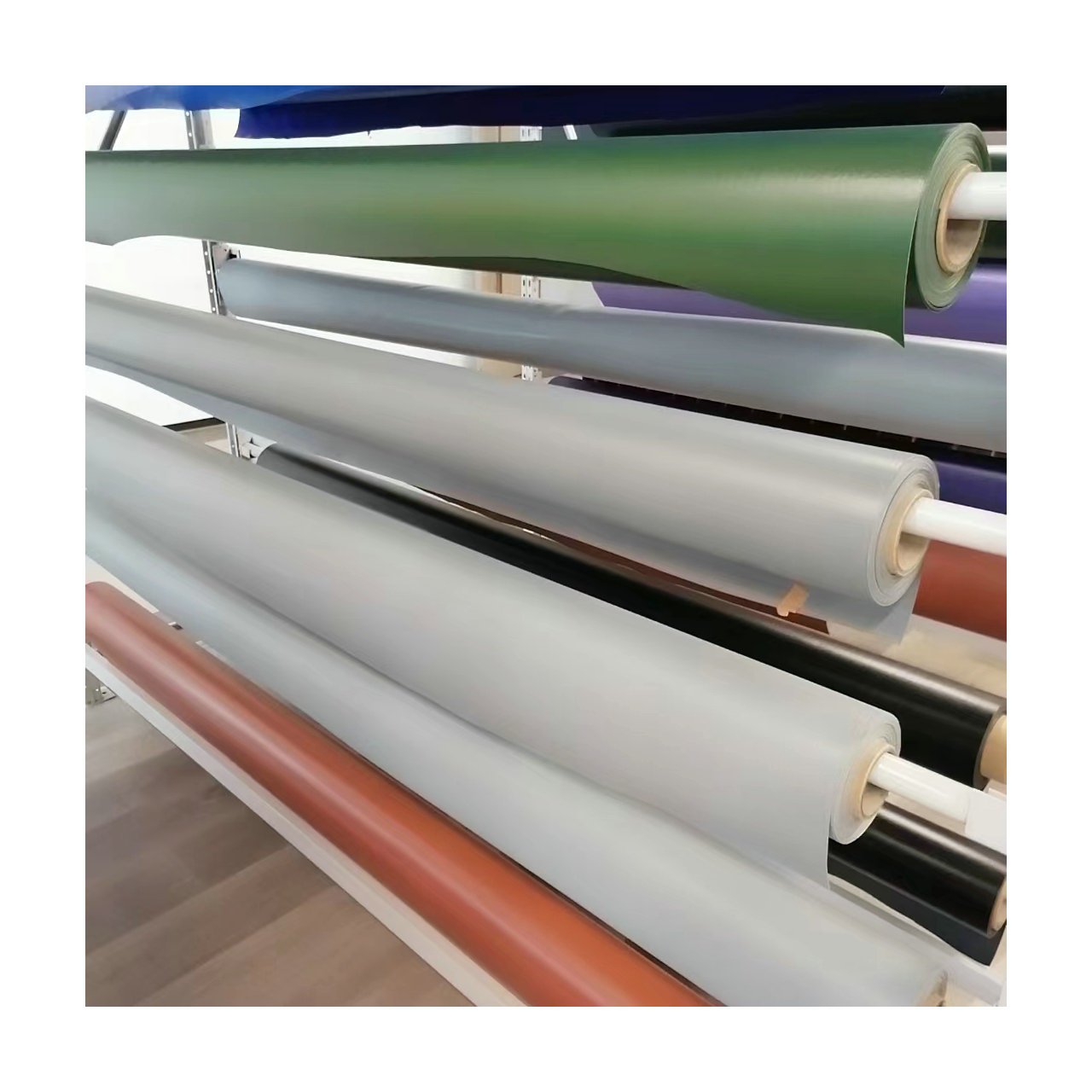 SIJIATEX Knife Coated PVC Tarpaulin Heavy Duty Tarpaulin Rolls Other Fabric Woven Plain Custom Size for Seamless Waterproof
