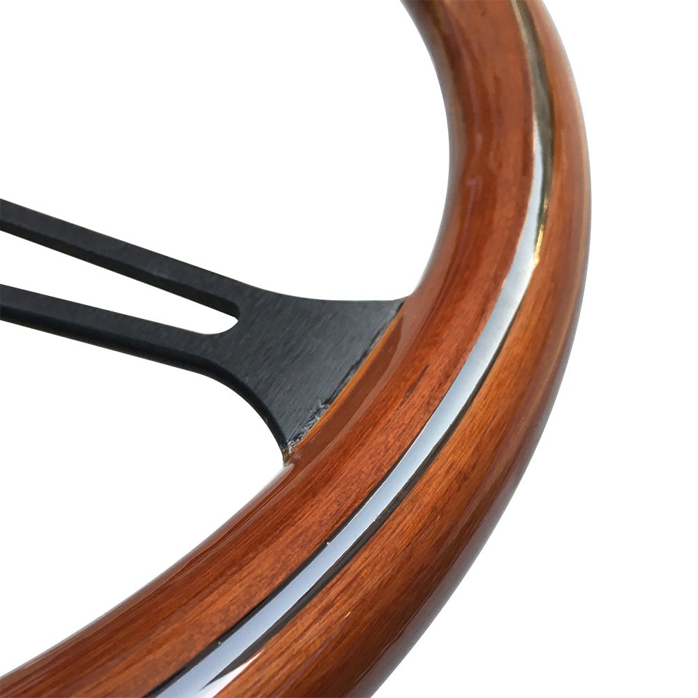 Boats 15 Inch Vintage Wooden Grain Universal Real Wood Classic Car Steering Wheels