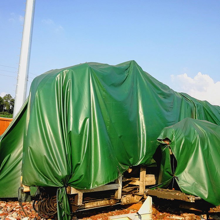 Thickened PVC Cargo Yard Cover Coated Plastic Tarpaulin Rainproof Truck Tarp
