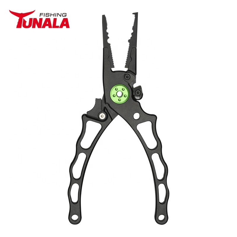 Aluminum Alloy Lure Fishing Tool Split Ring Cutter Remove Hook Fishing Scissors Multifunction Fishing Plier