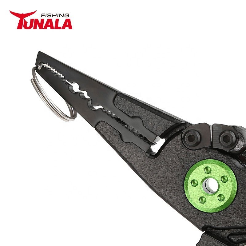 Aluminum Alloy Lure Fishing Tool Split Ring Cutter Remove Hook Fishing Scissors Multifunction Fishing Plier