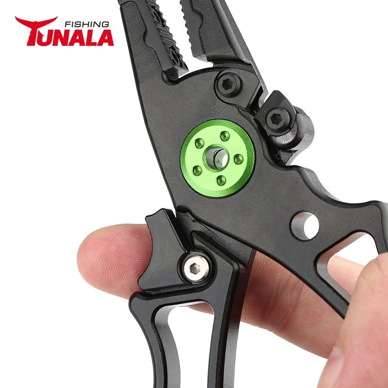 Aluminum Alloy Lure Fishing Tool Split Ring Cutter Remove Hook Fishing Scissors Multifunction Fishing Plier