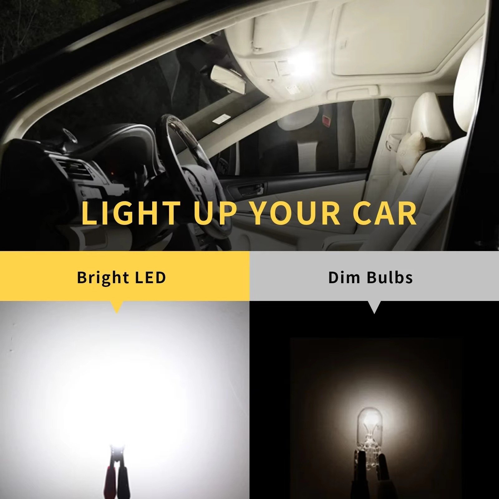 12v 24v 14 LED Interior Car Light Bulbs Truck License Plate Lights Safety Driving Lamp