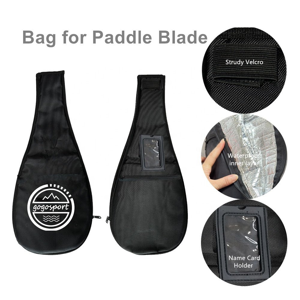 Factory Direct Custom Oxford Fabric Black Bag Cover for SUP and Outrigger Canoe Paddle Blade