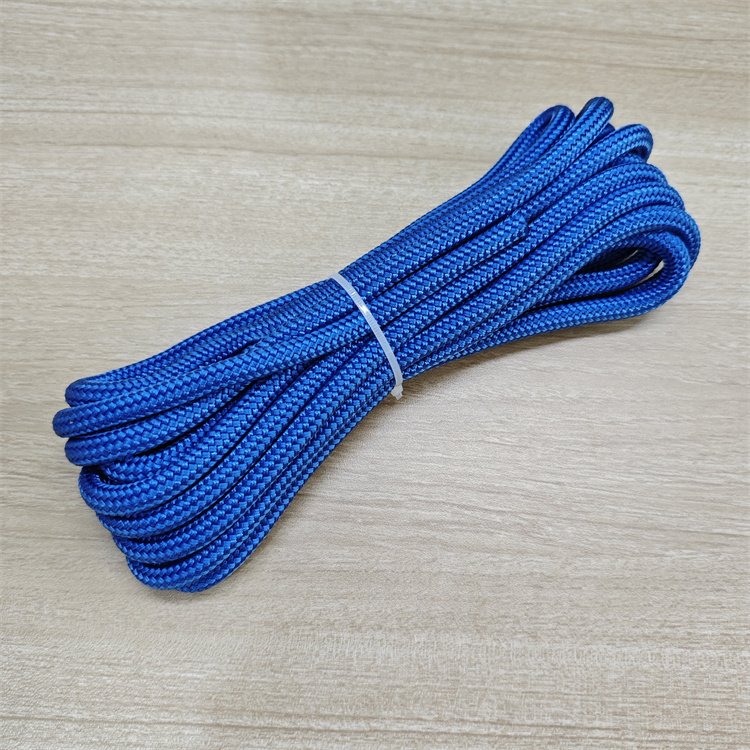 Synthetic Multi Colors 8mm 10mm 12mm UHMWPE Core Polyester Cover Mooring Rope Double Braided UHMWPE Boat Dock Line