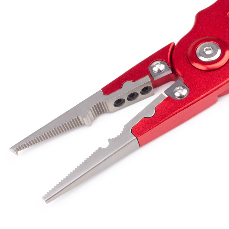 Fishing Line Cutter Aluminum Alloy Fishing Hook Remover Multifunctional Fish Controller Tongs for Outdoor Bass Fishing Pliers