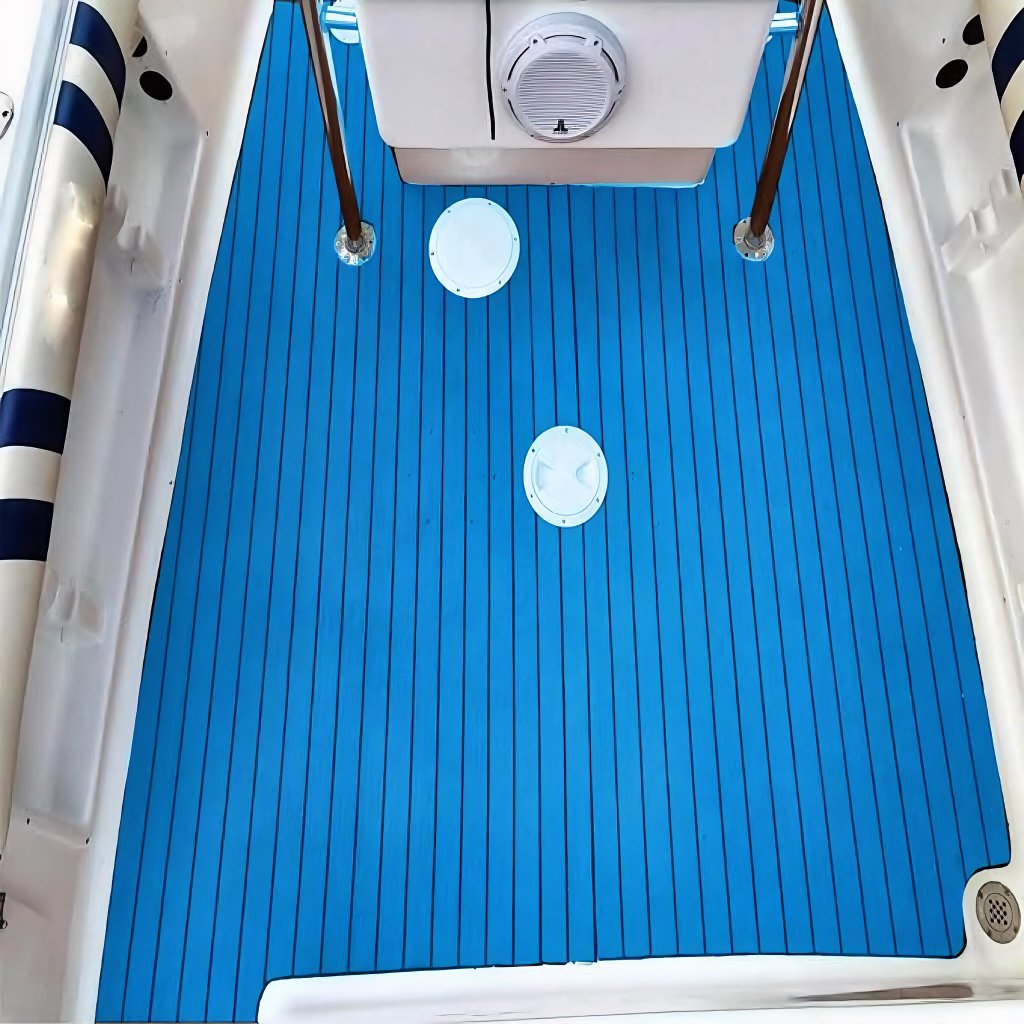 Durable EVA Synthetic Teak Brushed Outdoor Boat Yacht Decking Foam Carpet Waterproof Marine Foam Deck Covering for Multiple Uses