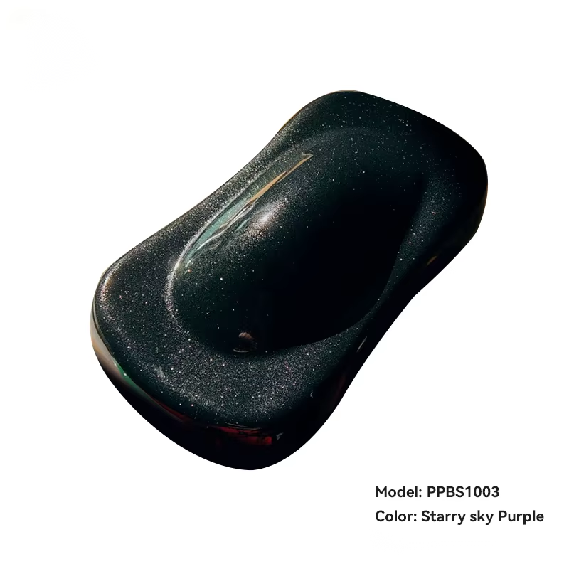 Hot Selling PPBS1003 Starry Sky Purple Powder Coating Heat Resistance Electrostatic Spraying Powder Coating for Car Paint