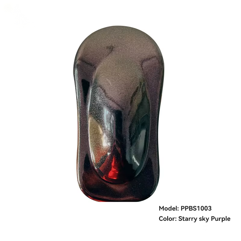 Hot Selling PPBS1003 Starry Sky Purple Powder Coating Heat Resistance Electrostatic Spraying Powder Coating for Car Paint