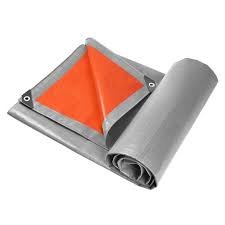 Heavy-Duty PE Tarpaulin Roll Waterproof Dustproof Fireproof Sun Shade UV Resistant Water-Resistant Polyester Outdoor Use Plain