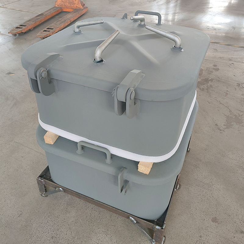 12V Aluminum Watertight Hatch Cover with Clips Ship Accessory