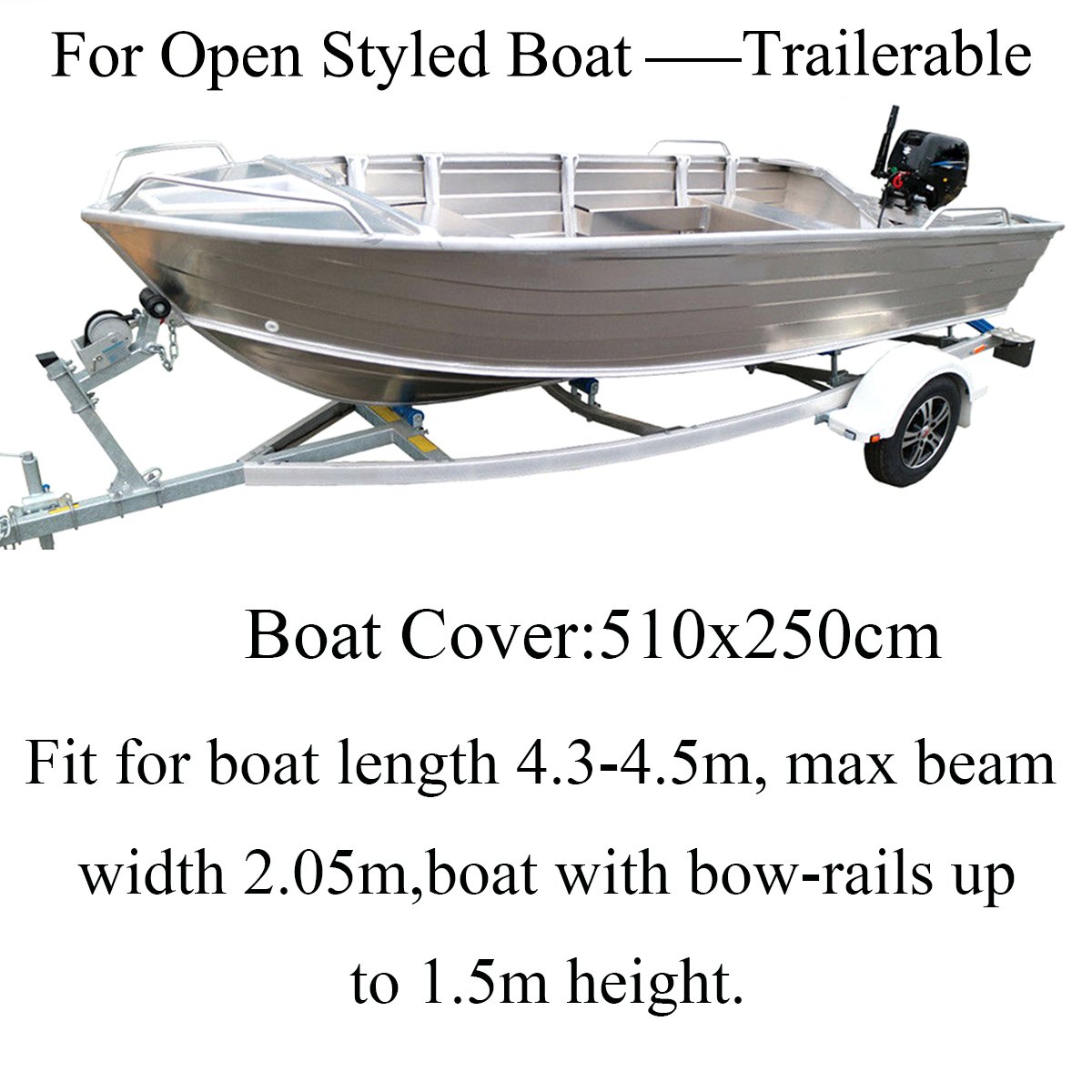 Factory Supplier Heavy Duty Boat Protector Outdoor Canvas Fabric Waterproof Kayak Boat Cover