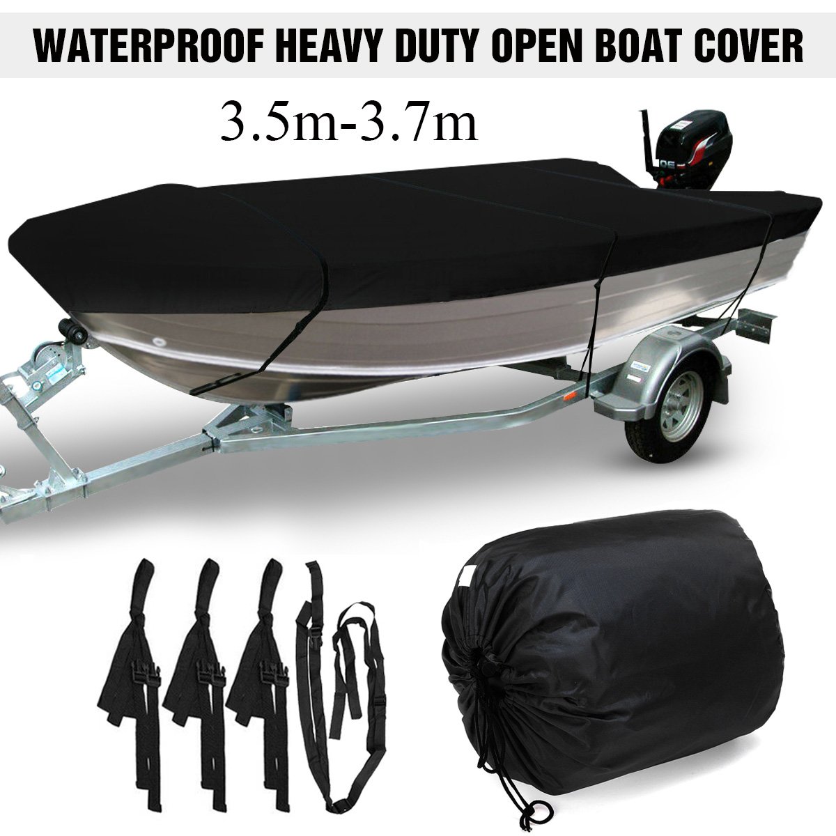 Factory Supplier Heavy Duty Boat Protector Outdoor Canvas Fabric Waterproof Kayak Boat Cover