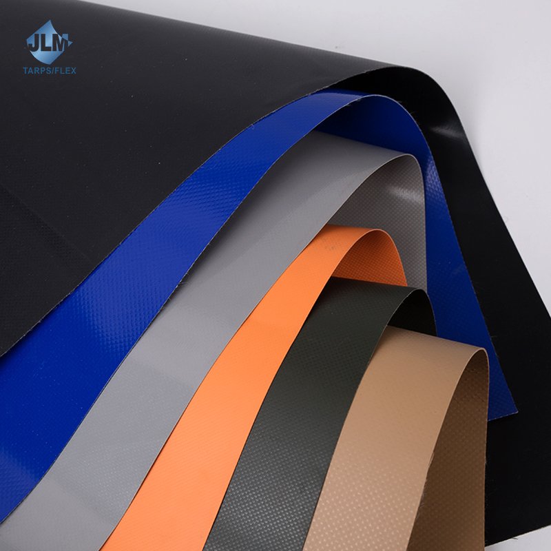 Jinlong Heavy Duty Chicken Coop Waterproof Side Tarpaulin 500gsm 650gsm Pvc Tarpaulin Fabric