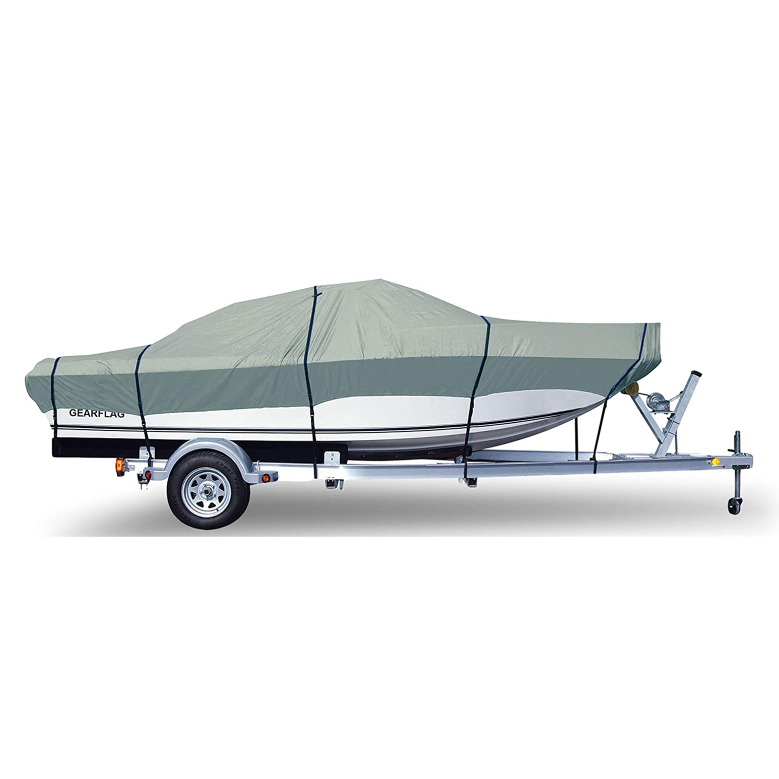 Heavy Duty Jet Ski Pontoon Flat Console Boat Cover Waterproof All Weather