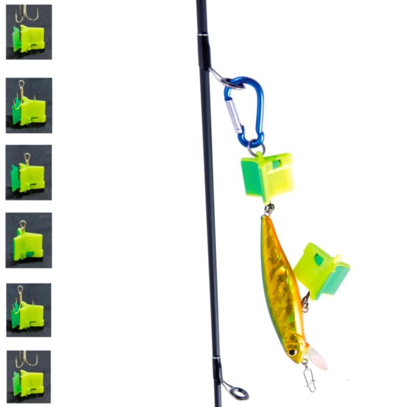 safety cap Fishing Hook Keep Plastic Hook Safety Cap Protector Treble Hook Cover