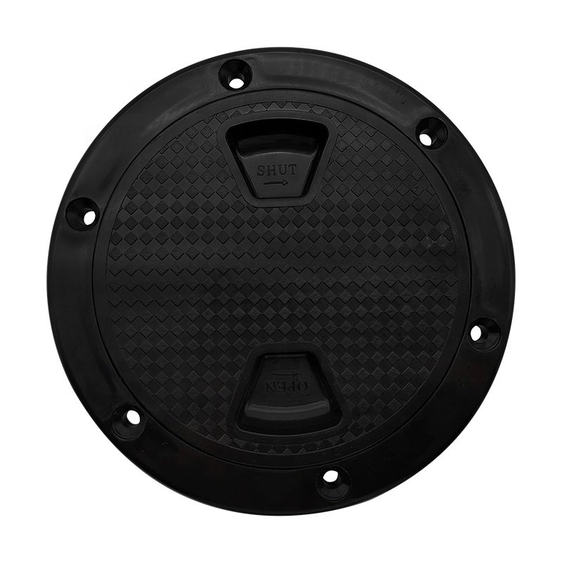 ABS Round Inspection Access Anti-corrosive White Hatch Cover Deck Plate for Boat Yacht Marine