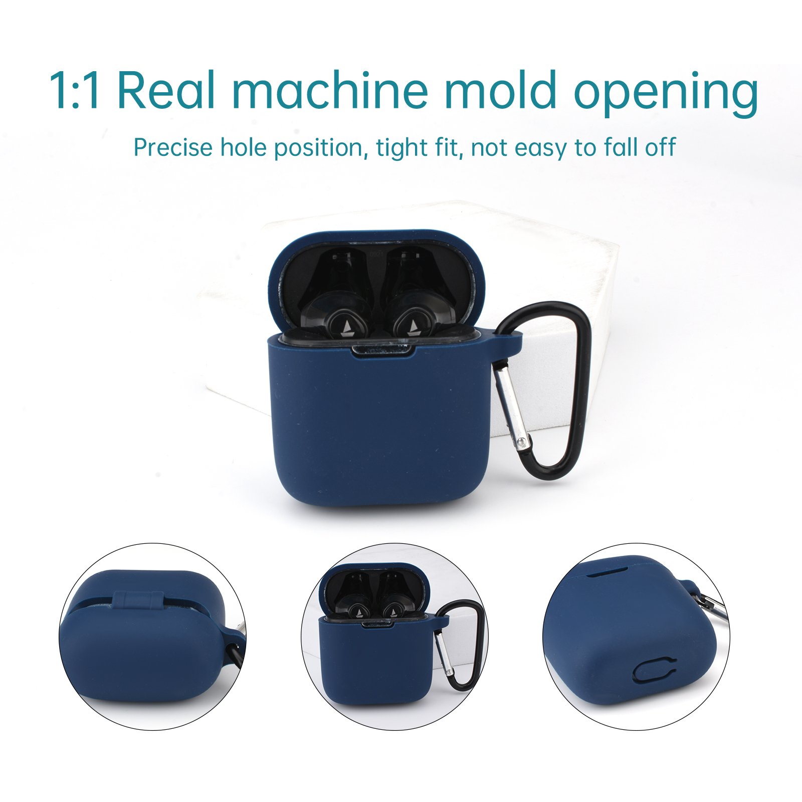 Factory Sale Suitable for Boat Airdopes 131 Cover Silicone Earphone Protective Case Shockproof With Hook