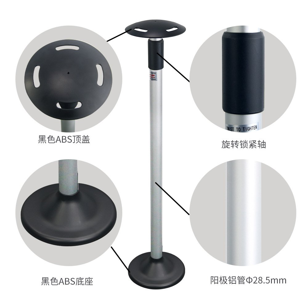 Telescopic Aluminum Canopy Support Pole for Speedboat Outdoor Adjustable Boat Cover for Fishing Float Design with Tarpaulin