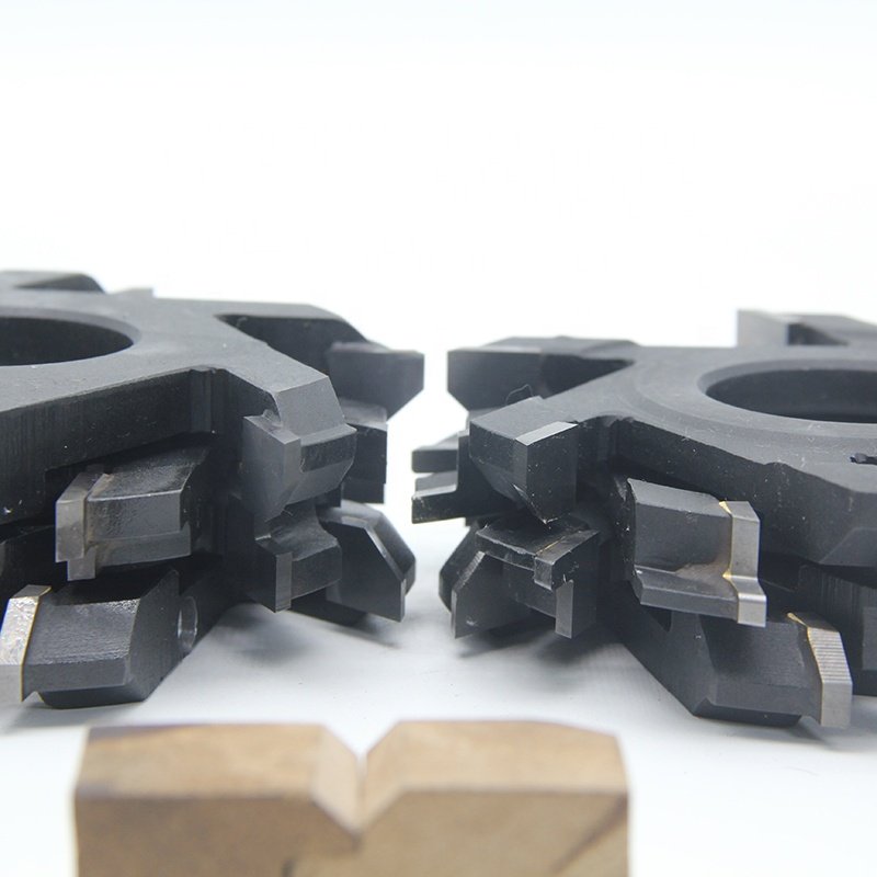 Wholesale Customization Black Carbide Profile Cutters Milling Cutter Wood for Door Frame Floor Cutter 125*40*6T