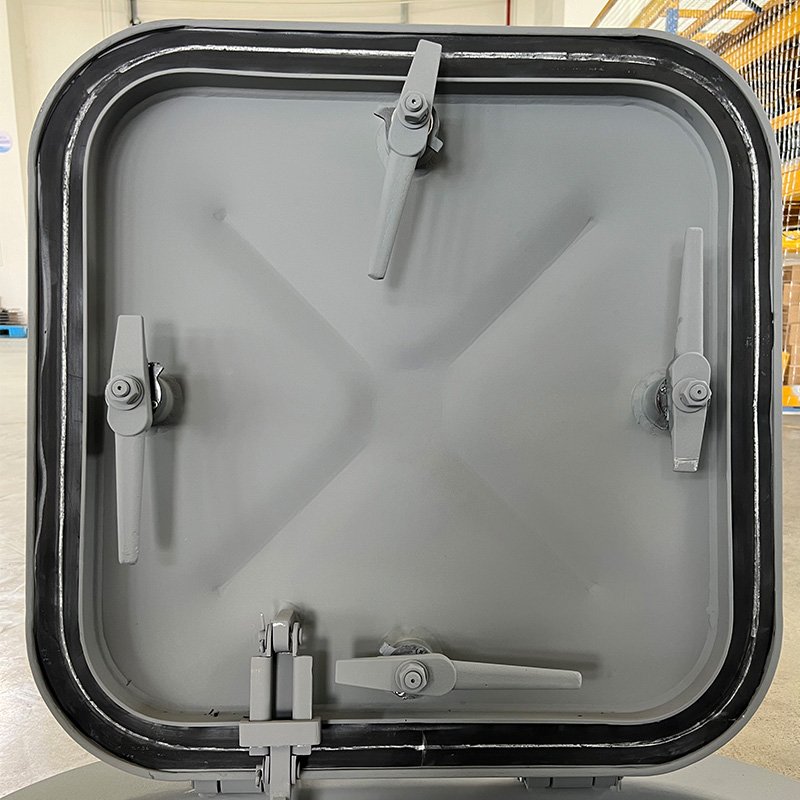 Square Oval Rectangle Sunk Hatch Cover for Ships Steel Marine Hatch Cover