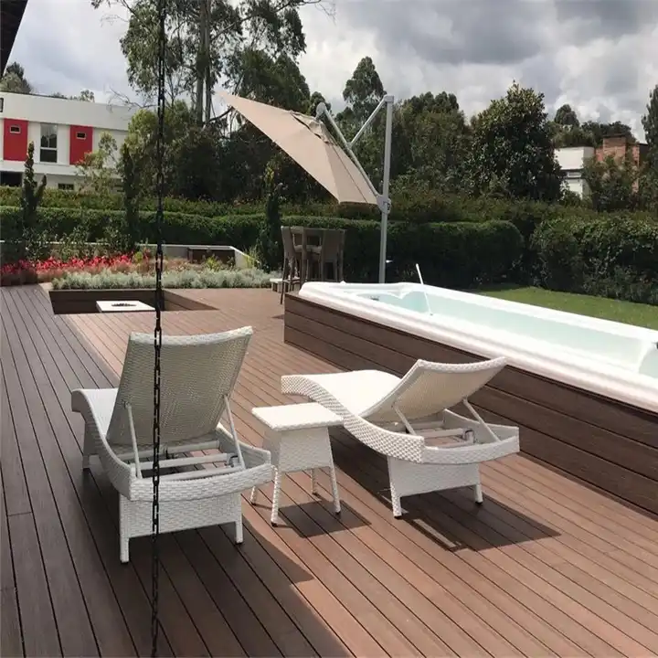 AOLONG Affordable Price Hollow Custom Wood Plastic Composite Decking Waterproof Outdoor Wpc Decking