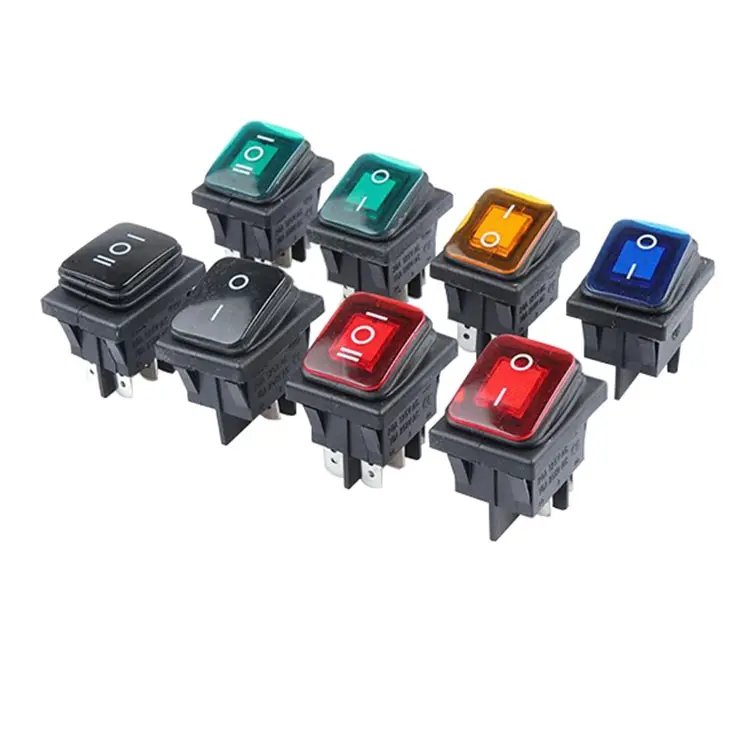 Electrical KCD1-101 on OFF Rocker Switch T85 2 PIN Mini Switch