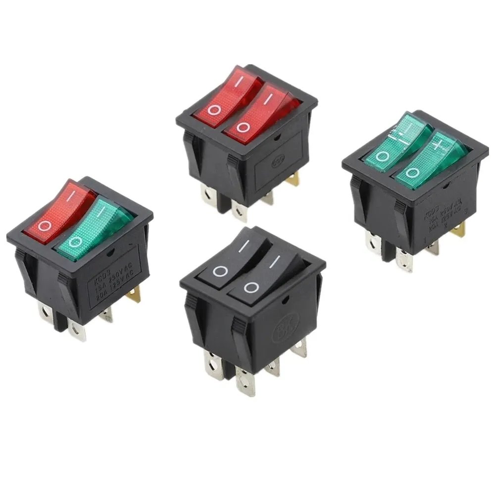 Electrical KCD1-101 on OFF Rocker Switch T85 2 PIN Mini Switch