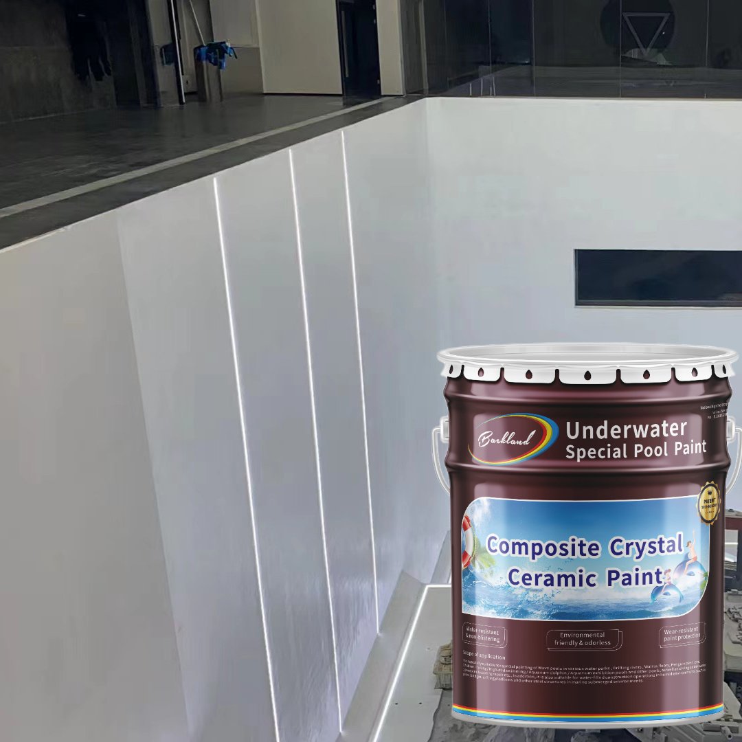 Underwater Pool Paint Cover 4 Sqm/kg Construction Boat Repair Waterproof Pool Paint Factory in Cement Water Park Swimming Pool
