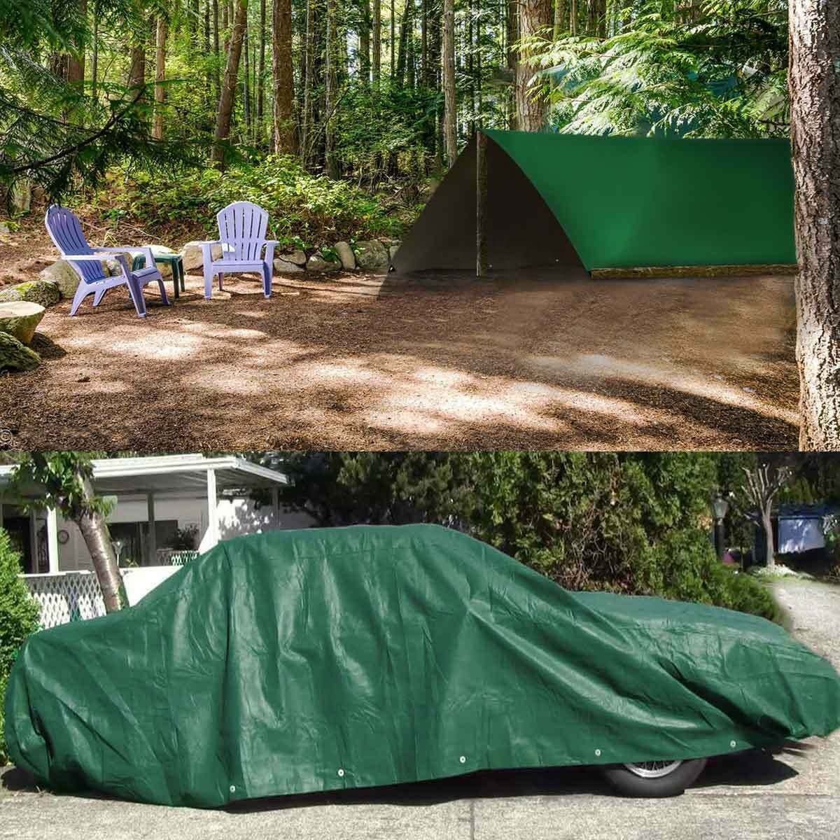 Hotsale Waterproof Tent Heavy Duty Tarp for Wood Furniture, Car, Boat, Pool, & More - Tear, Rot, & Acid Resistant