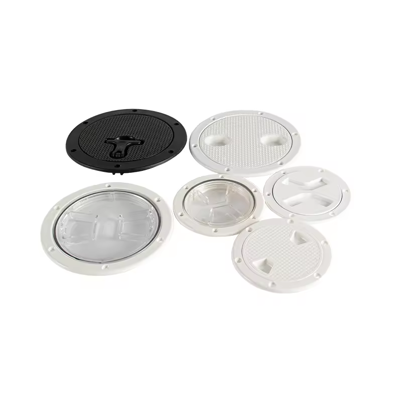 4" 5" 6" 8" Round Screw-out Inspection Access Hatch Cover Deck Plate for Boat Kayak Deck Inspection Access Hatch Cover