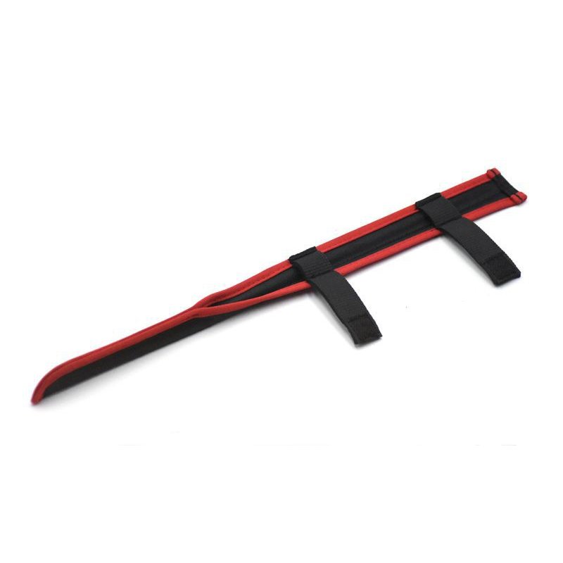 Custom Polyester Fishing Rod Cover With Strap Fishingrod Tip Cap With Magic Tape Bandage Strap Fishing Pole Protection Sleeve